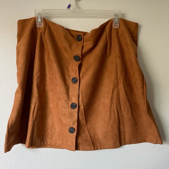 🎈4for $15🎈Faux Suede Mini Skirt - Picture 3 of 5